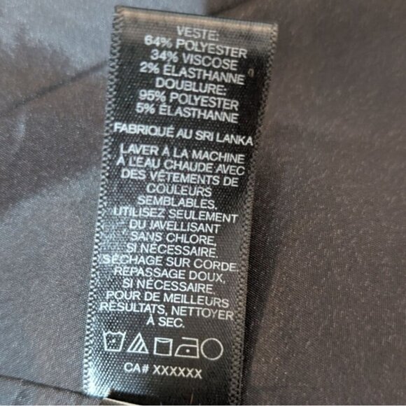 Express Blazer Womens Size 8 Black Single-Button Classic Business Academia - Picture 8 of 15